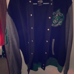 HARRY POTTER \\Slytherin// Varsity jacket.